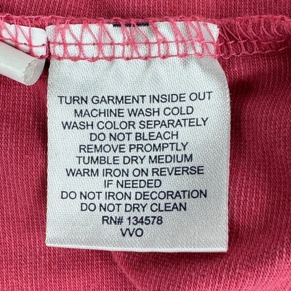 Vineyard Vines Kids Exclusive Island Pocket Polo Shirt Rose Red L Short Sleeve - Picture 4 of 8